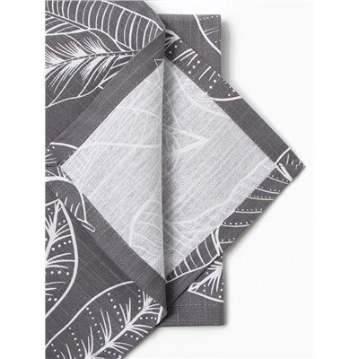 Набор салфеток с декоративными кольцами Этель Ease 40×40 см - 4 шт., 100% хл, репс