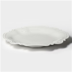 Блюдо Magistro «Сюита», d=35.8 см, фарфор, белое