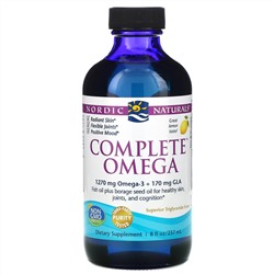 Nordic Naturals, Complete Omega, с лимонным вкусом, 237 мл (8 жидк. унций)