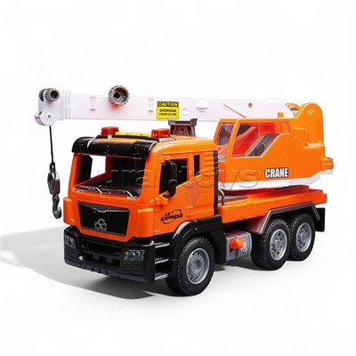 Машина "Кран" 1:10 (свет, звук) в коробке