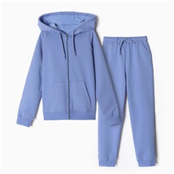 Комплект для девочки (джемпер, брюки), цвет голубой, рост 98 см