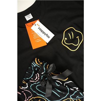 Хлопковая пижама для девочки Happyfox