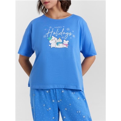 КОМПЛЕКТ ЖЕНСКИЙ (ДЖЕМПЕР, БРИДЖИ) 592598