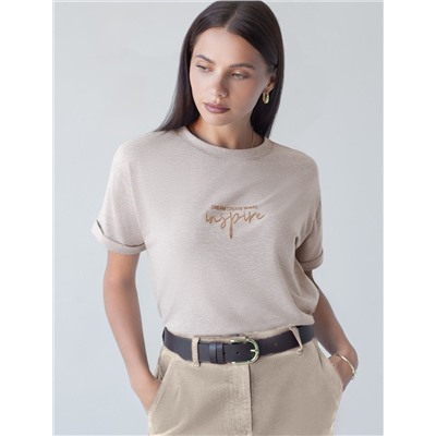 Футболка из премиального хлопка с авторским принтом