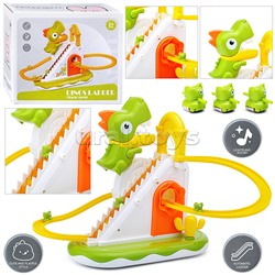 Игровой набор-трек "Динозаврик поднимается по лестнице" в коробке