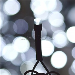 Электрогирлянда светодиодная 10 м, 200 ламп, холодный