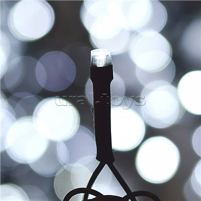 Электрогирлянда светодиодная 10 м, 200 ламп, холодный