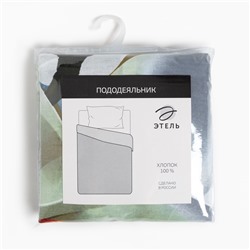 Пододеяльник евро «Этель. Кувшинки», 200×217 см, бязь