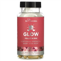 Eu Natural, Glow, Folate & DHA, 60 Vegetarian Capsules