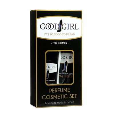 Подарочный набор косметики женский Good girl: гель для душа, 250 мл + крем-лосьон, 200 мл
