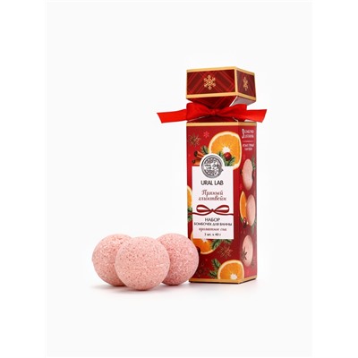 Бомбочки для ванны «Ароматы праздника», набор 12 шт., URAL LAB