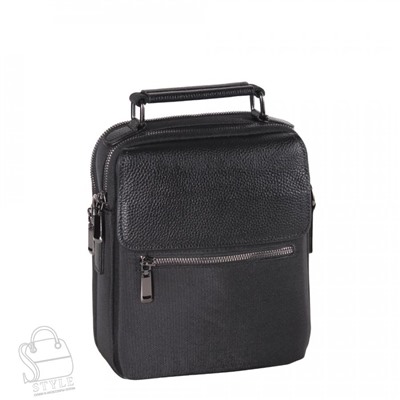 Сумка мужская кожаная 8221-3ST black S-Style