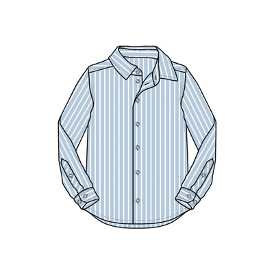 Рубашка текстильная для мальчиков (regular fit)