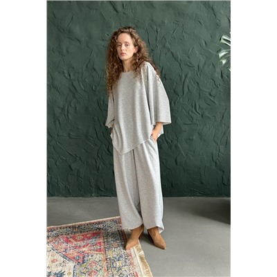 Брюки женские  ASY107/01/Серый меланж