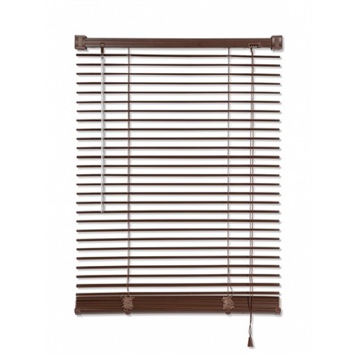 Жалюзи, пластик 50×160 см, цвет ореховый