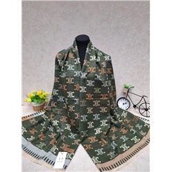 Тёплый палантин из кашемира, мультицвет