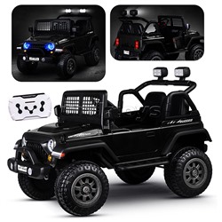 Электромобиль детский "Городской внедорожник" (цвет черный)