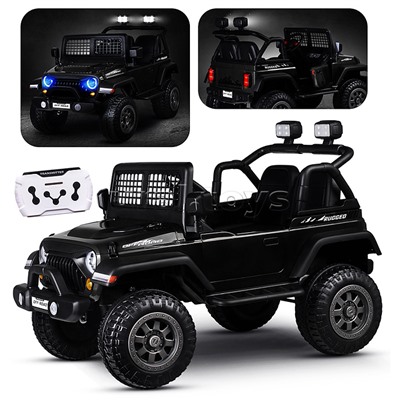 Электромобиль детский "Городской внедорожник" (цвет черный)