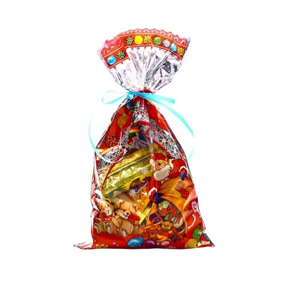 Сладкий новогодний подарок «Варежки», конфеты + игрушка, детский, 500 г