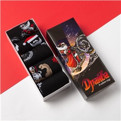 Носки мужские новогодние KAFTAN «Драйва в НГ», набор 5 пар, 41-44 (27-29 см)