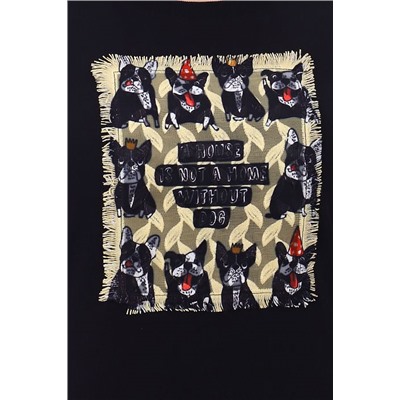 Чарли черн Футболка женская (40-54)