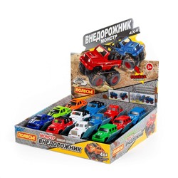 322490 Полесье "Монстр ВНЕДОРОЖНИК", автомобиль инерционный (дисплей)
