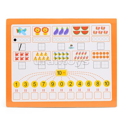 Пазлы "Животные" + доска для рисования