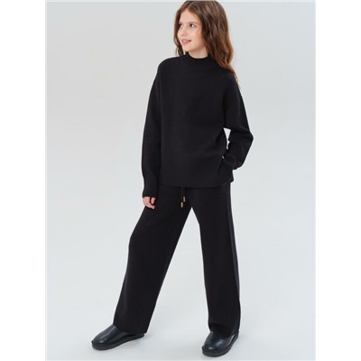 Комплект трикотажный для девочек: джемпер, брюки