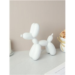 Статуэтка Собака 20х19 см / A26-Q1923E /уп 18/белая