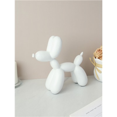 Статуэтка Собака 20х19 см / A26-Q1923E /уп 18/белая