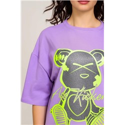 Футболка женская 50553 (Сиреневый)