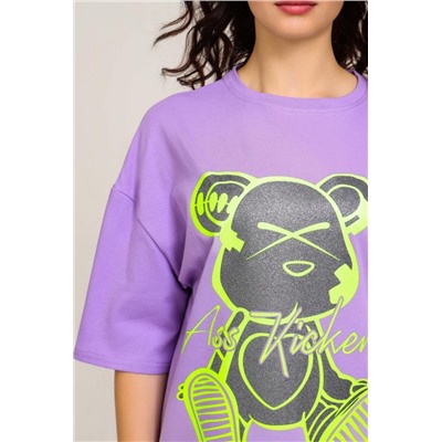 Футболка женская 50553 (Сиреневый)