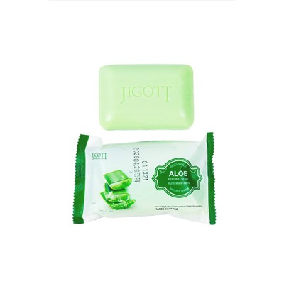 Jigott Мыло-скраб для лица и тела с экстрактом алоэ / Aloe Scrub Soap, 150 г KRISTALLER, 1111524