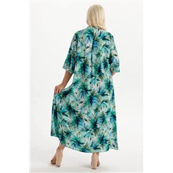 Платье штапель  6143/04/Бирюзовый