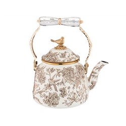 Чайник эмаль со складывающейся ручкой AGNESS СЕРИЯ ROYAL GARDEN 2,5л