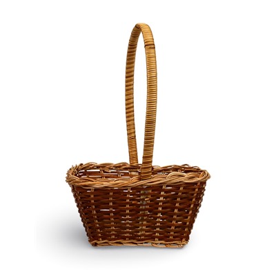 Корзина плетёная для хранения, квадратная, набор 3 шт., лоза, кукуруза