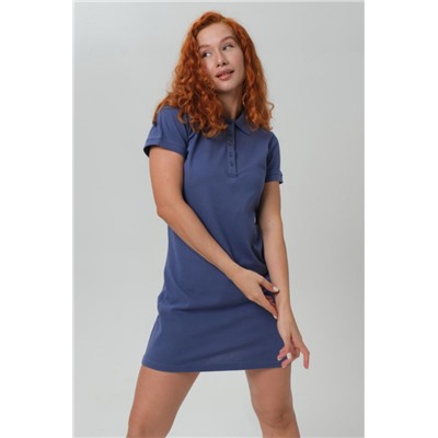 14413 платье поло (Индиго)