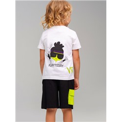 Комплект трикотажный для мальчиков: фуфайка (футболка), шорты