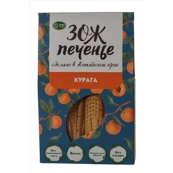 Печенье овсяное ЗОЖ кукурузное с курагой 100г ЭКОПРОДУКТЫ, 1184442