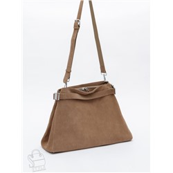 Сумка женская кожаная 6149Q sand Polina&Eiterou  в Новосибирске