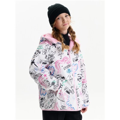 Двусторонняя ветровка для девочек