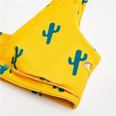 Купальник раздельный MINAKU, цвет синий/жёлтый, размер 42