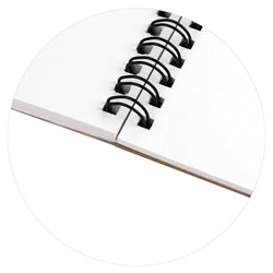 Альбом для зарисовок (скетчпад) 195х195 мм 40л твердая обложка на спирали "БАБЛ-СЕРДЕЧКИ" блок - белый офсет 100 г/м2 70151 Феникс