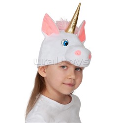 Головной убор швейный "Шапка детская "Лошадка Единорожка" р. 52-54