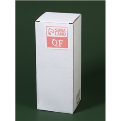 Органайзер для ватных палочек и дисков «BAMBOO», с крышкой, 2 секции, 7×18.5 см, прозрачный