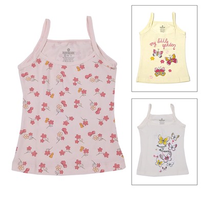 4584 Майка для девочек многоцвет (BAYKAR)