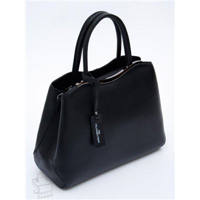 Сумка женская кожаная 9844Y black  Polina&Eiterou в Новосибирске