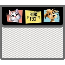 Папка для тетрадей А5 на липучке 23х19х5 см ПМ-А5-03 "PURRFECT" Пчелка