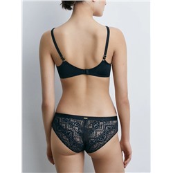 Minimi Трусы Mi 3233L DESIDERIO Трусы Slip (кружево с микрофиброй высокая линия талии)