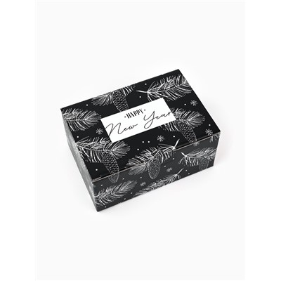 Коробка подарочная новогодняя складная «Новый год», 22×15×10 см